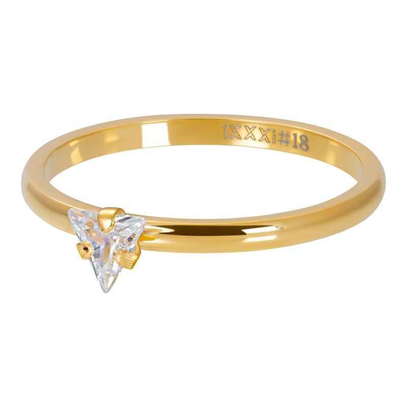 Fonkelnieuw Gouden driehoek steen - Ring iXXXi - Ringen merk iXXXi FX-21