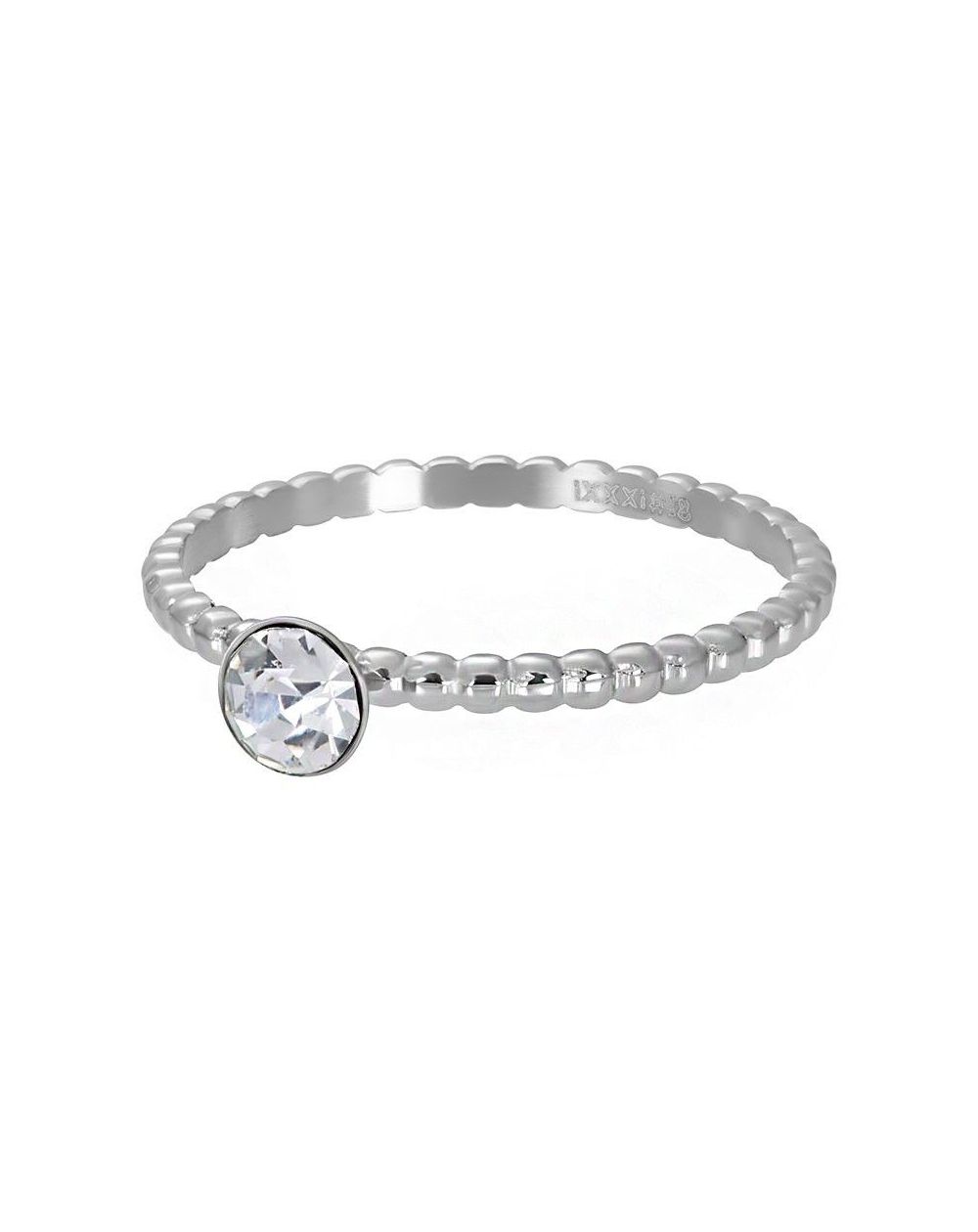 Solitaire golden iXXXi natural blue stone pailletté