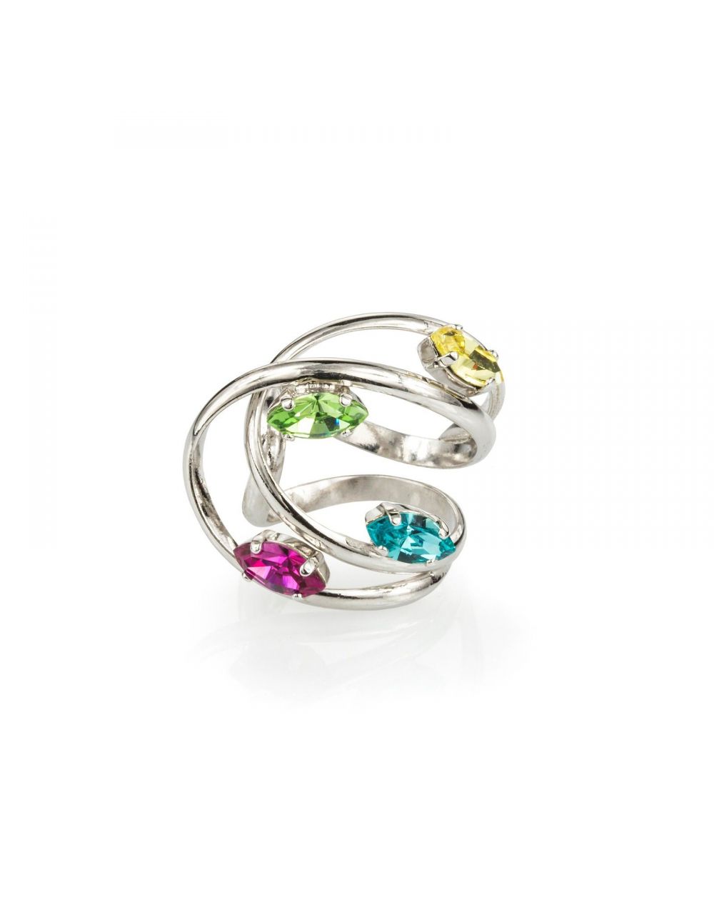 Andrea Marazzini bijoux - Bague L.A. avec cristaux Swarovski