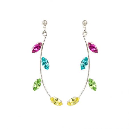 Swarovski blue crystal earrings