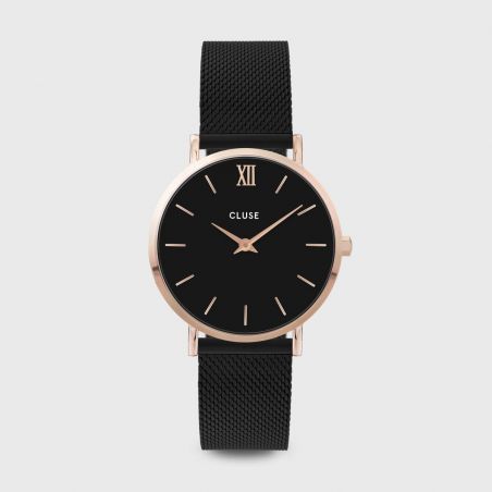 Montre CLUSE - La minuit Mesh rose gold/black - CW0101203024