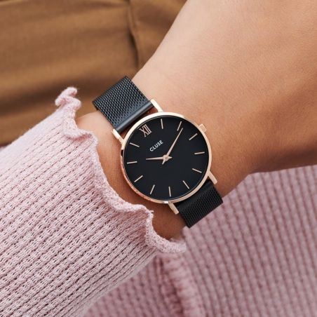 Watch CLUSE - Midnight Mesh rose gold / black