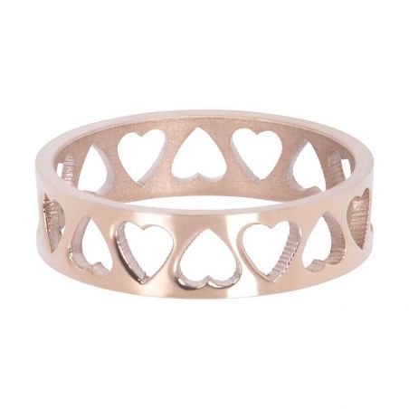 Anneau recouvrant iXXXi coeurs - Bague de marque iXXXi