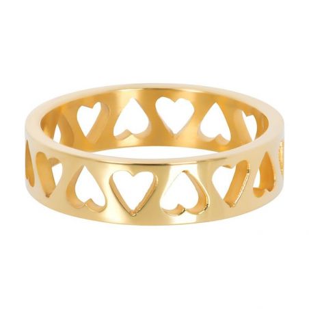 Anneau recouvrant iXXXi coeurs - Bague de marque iXXXi