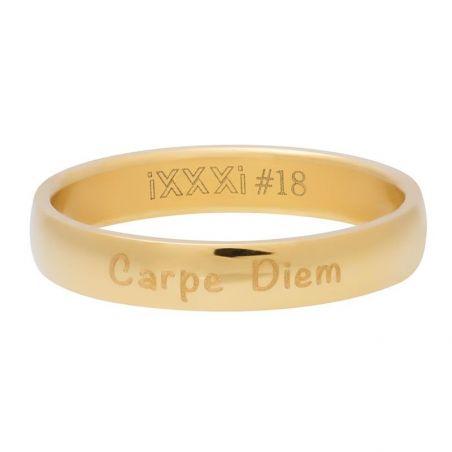 Anneau iXXXi Carpe Diem doré en réduction - Bijoux iXXXi