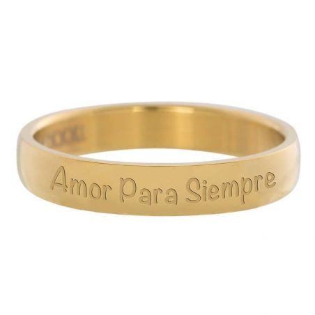 Anneau iXXXi Amor Para Siempre doré en réduction - Bijoux iXXXi