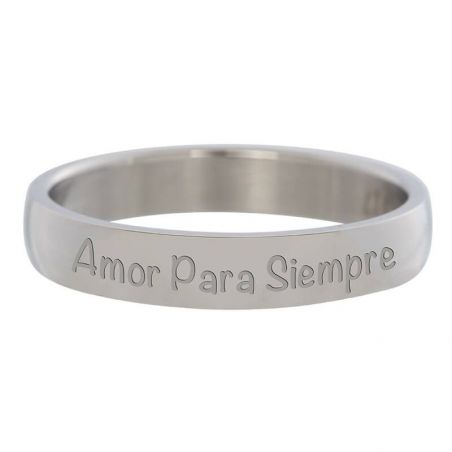 Anneau iXXXi Amor Para Siempre argenté en réduction - Bijoux iXXXi