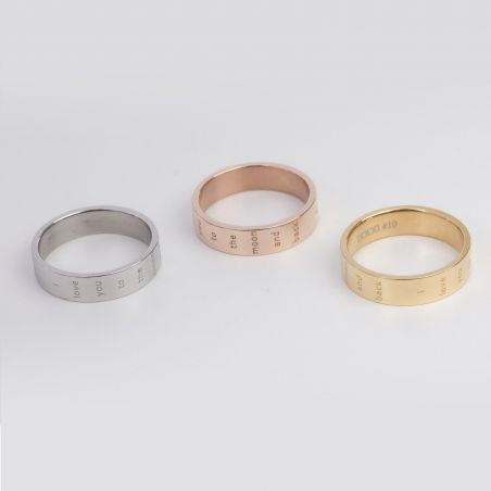 Anneau recouvrant iXXXi I love you to the moon and back - Bague de marque iXXXi