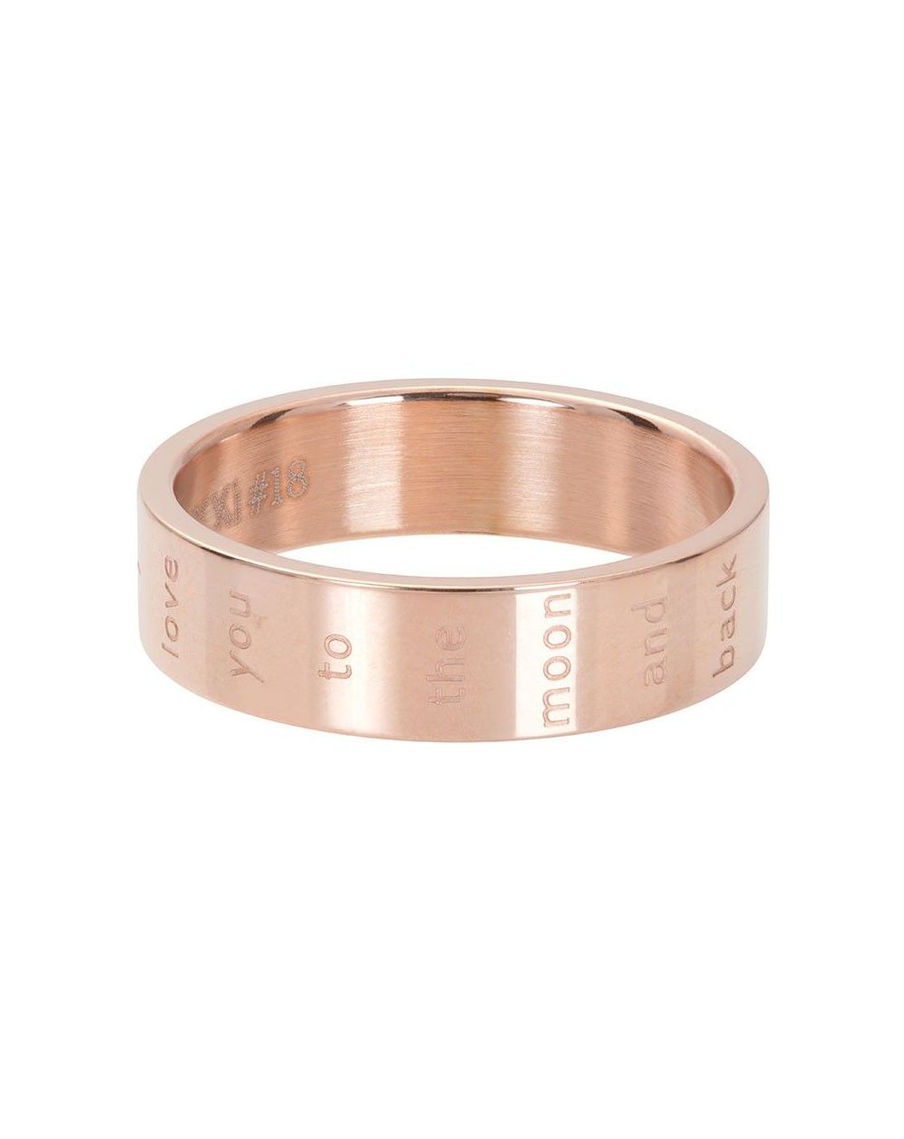 Anneau recouvrant iXXXi I love you to the moon and back - Bague de marque iXXXi