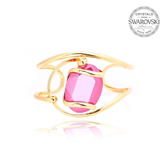 Andrea Marazzini bijoux - Bracelet Bracelet ovale doré - Swarovski