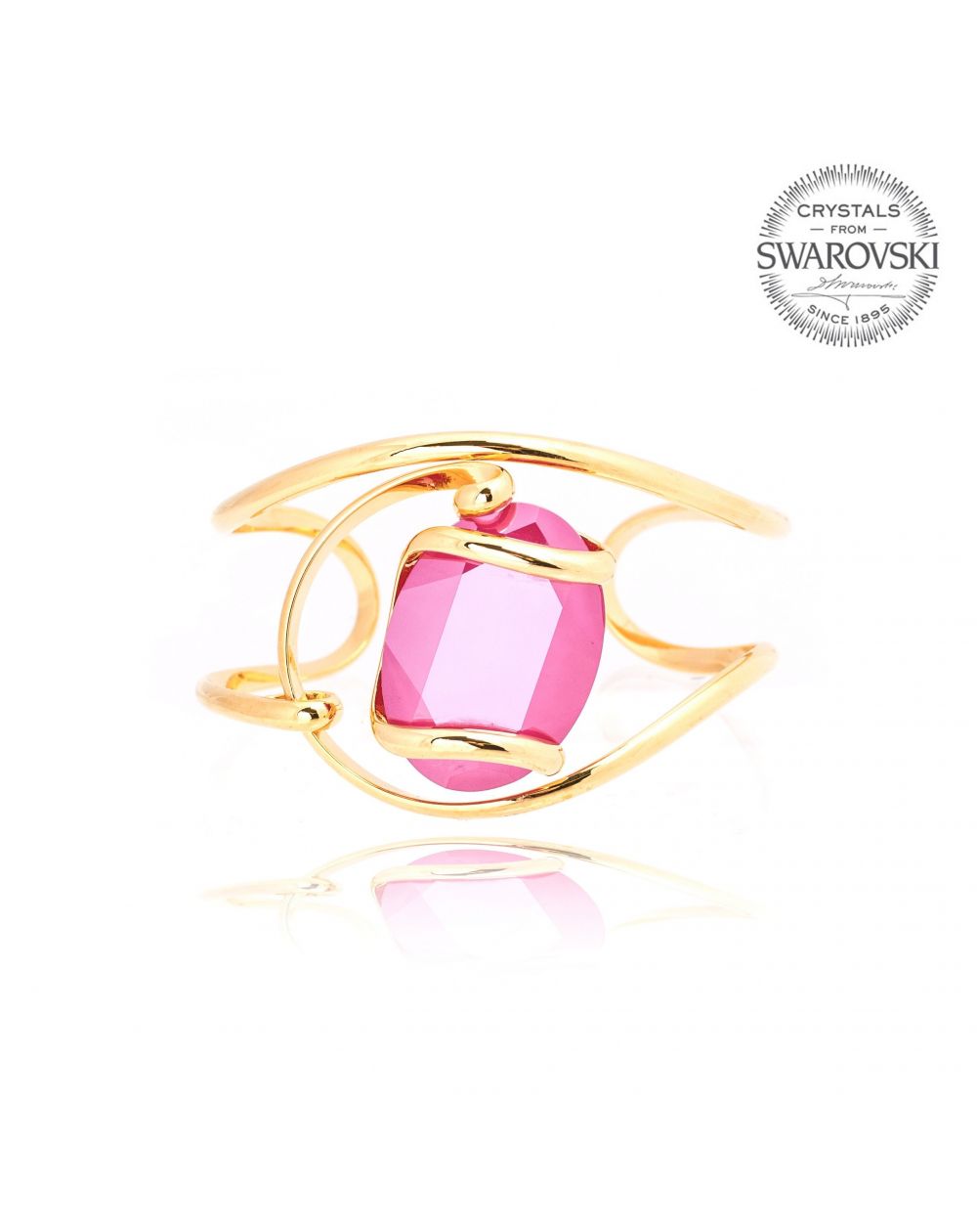 Andrea Marazzini bijoux - Bracelet Bracelet ovale doré - Swarovski