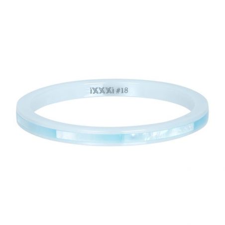Anneau céramique shell bleu iXXXi - Bague marque iXXXi