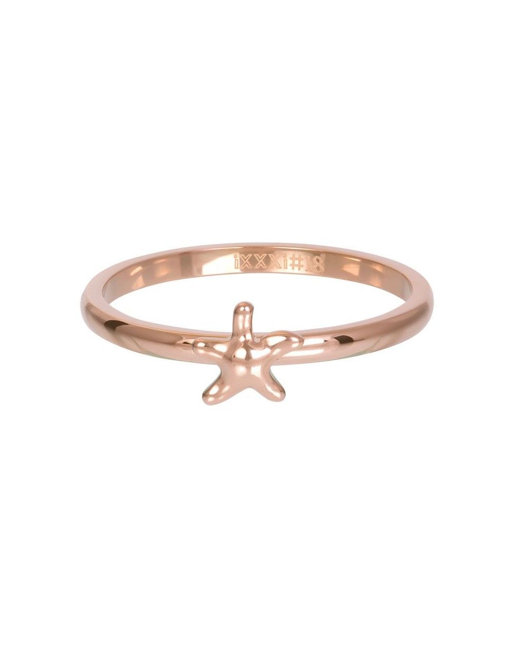 Anneau Symbole étoile de mer rosé - R3507-02 - Bijoux de marque iXXXi