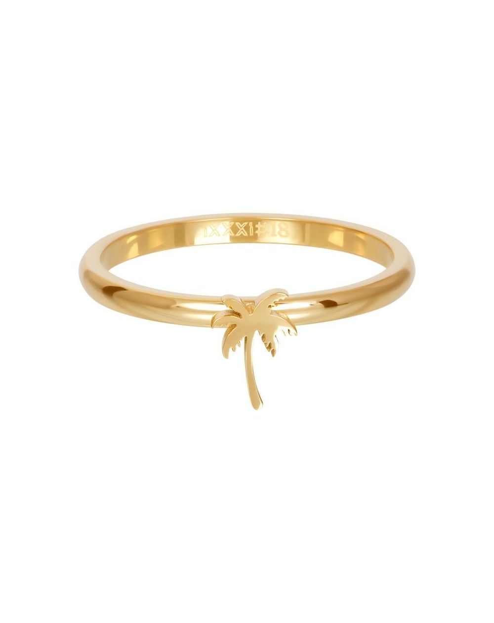 Anneau symbole palmier argenté - R3509-01 - Bijoux de marque iXXXi