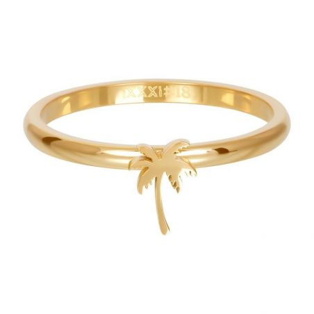 Anneau symbole palmier argenté - R3509-01 - Bijoux de marque iXXXi
