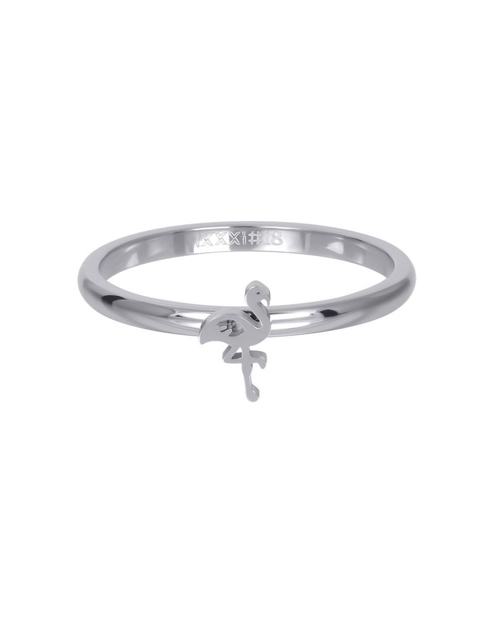 Anneau symbole flamand rose argent - R3510-03 - Bijoux de marque iXXXi