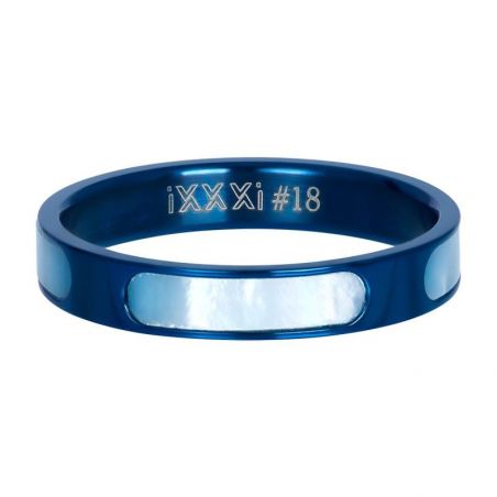 Anneau couvrant Aruba bleu - Bijoux & bague de la marque iXXXi