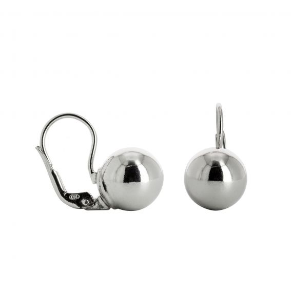 Zilveren ronde oorknopjes - Zilver/Goud sieraden