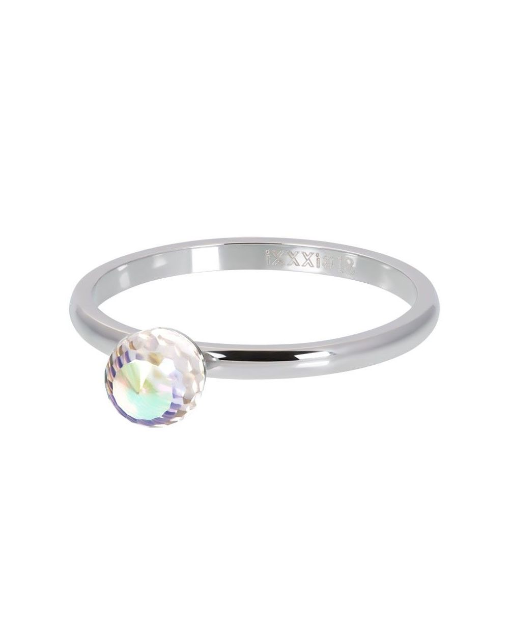 Pierre AB Glass Ball argenté - Anneau iXXXi - Bagues de marque iXXXi