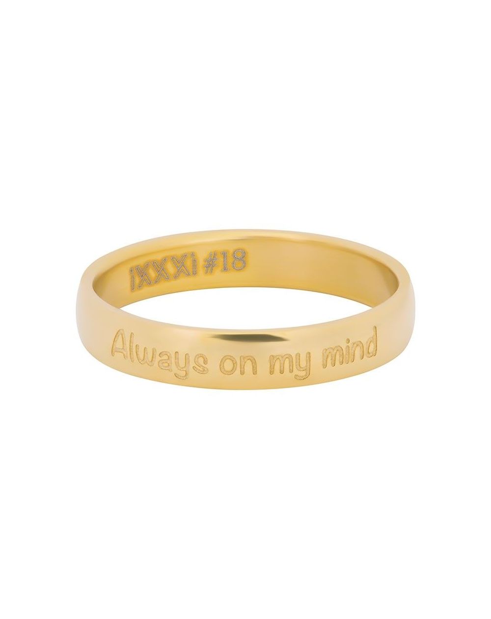 Anneau Always on my mind iXXXi doré en réduction - Bijoux iXXXi
