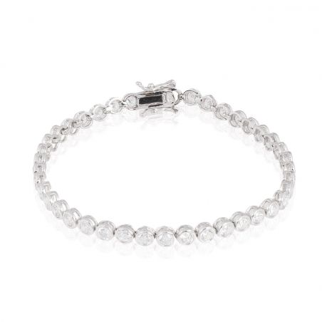 Bracelet tennis rond en argent - Bijoux en argent 925