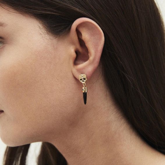 Boucle d'oreille Hipanema Grimoire Black - Bijoux de marque Hipanema