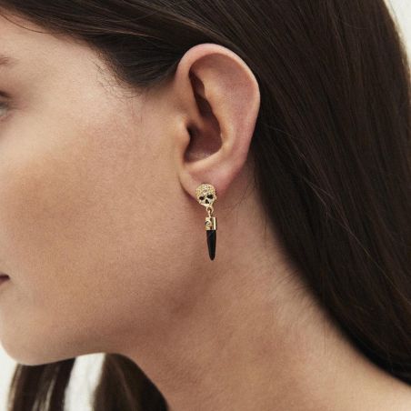 Boucle d'oreille Hipanema Grimoire Black - Bijoux de marque Hipanema
