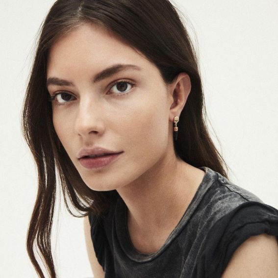 Boucle d'oreille Hipanema Grimoire Black - Bijoux de marque Hipanema