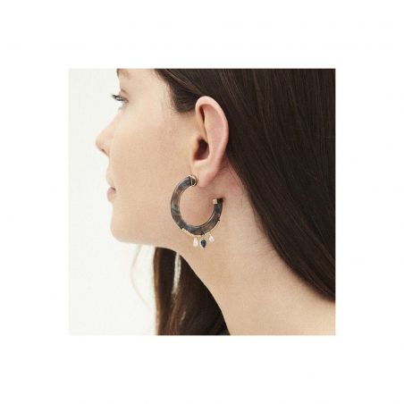 Boucle d'oreille Hipanema Flavia Blue - Bijoux de marque Hipanema