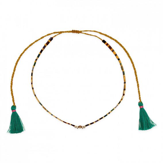 Collier Hipanema Akita Ocre - Bijoux de la marque Hipanema