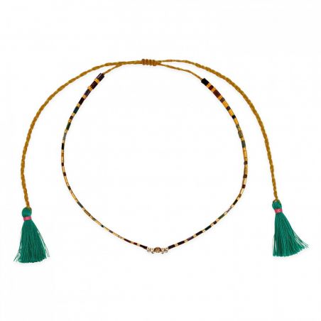 Collier Hipanema Akita Ocre - Bijoux de la marque Hipanema