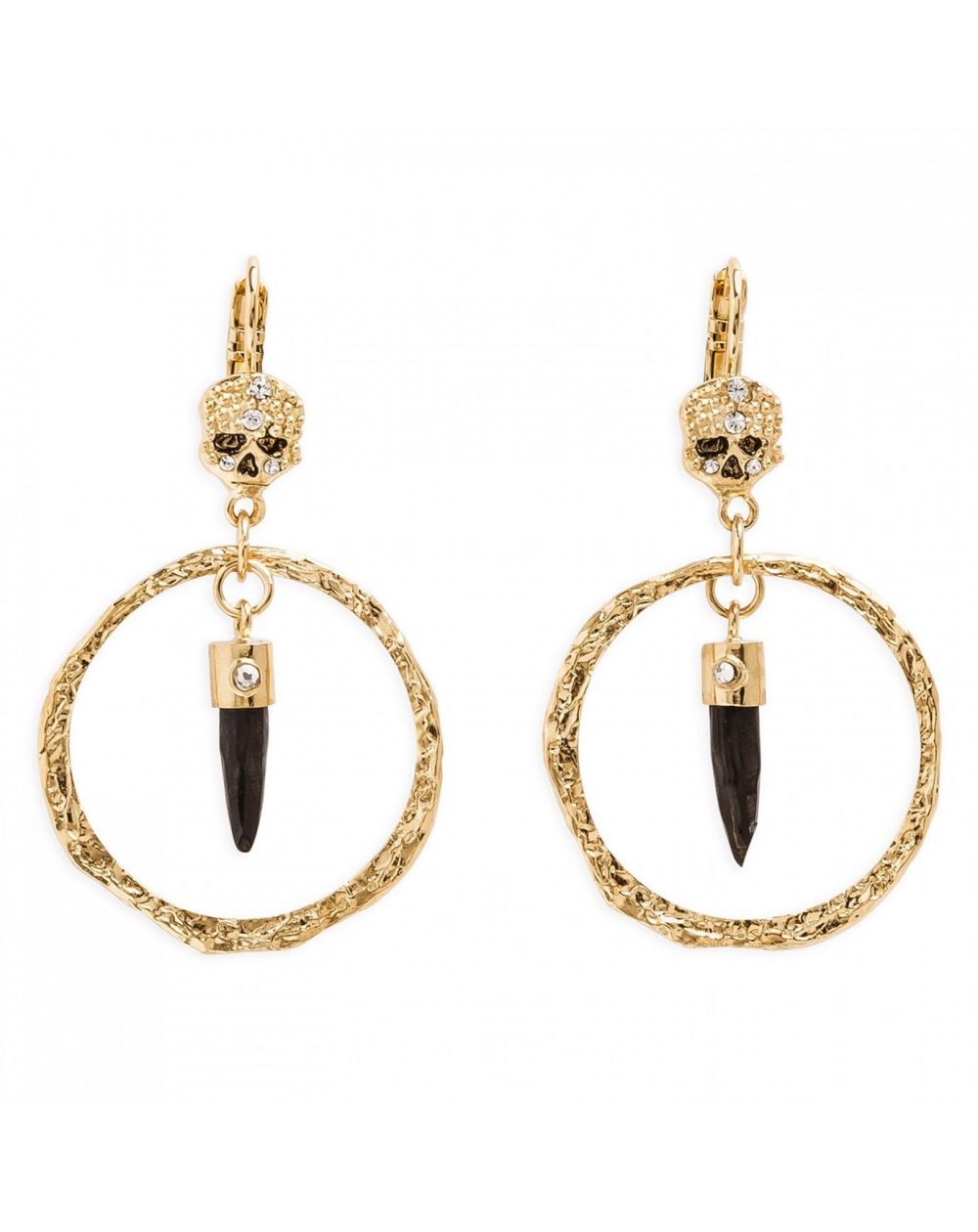 Boucles d'oreilles Vanite Black - Bijoux de marque Hipanema