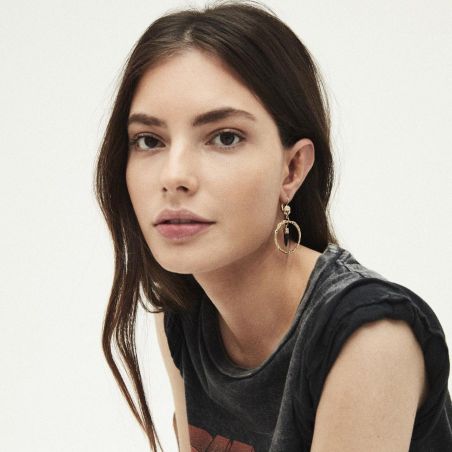 Boucles d'oreilles Vanite Black - Bijoux de marque Hipanema