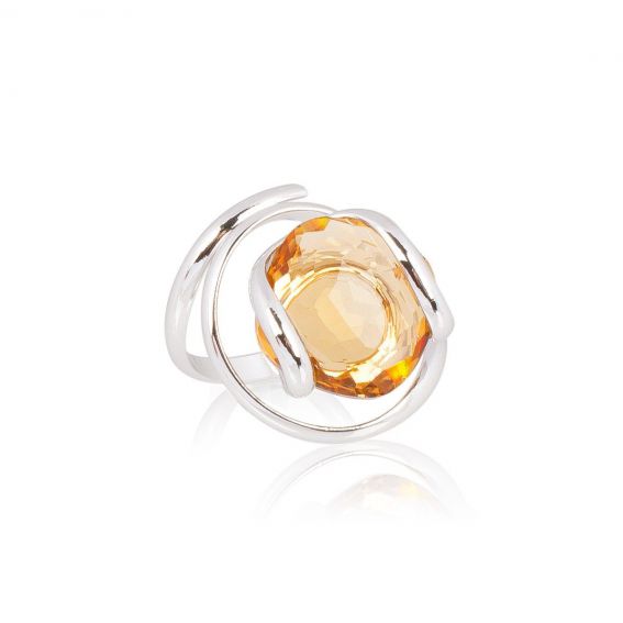 Andrea Marazzini bijoux - Bague cristal Swarovski golden shadow