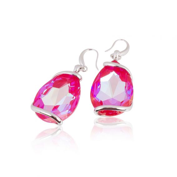 Boucles d'oreille Andrea Marazzini cristal Swarovski - Red Delite