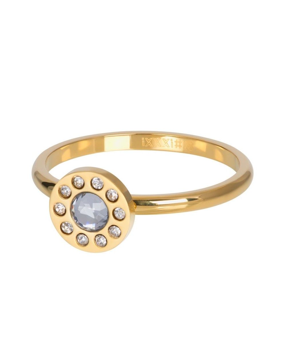 Zilveren rechthoekige schelpsteen