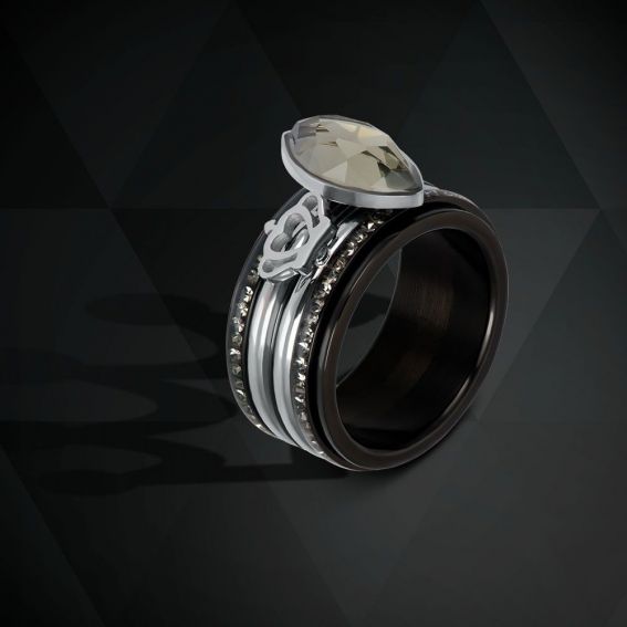 Couronne glamour rosé - Anneau couvrant iXXXi - R05808-02 -  iXXXi
