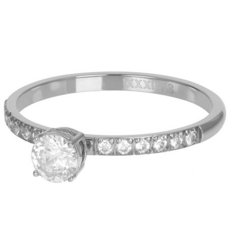 Silver rectangular shell stone