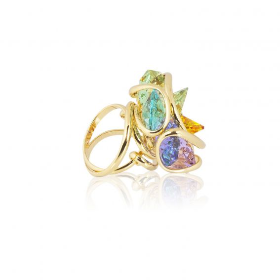 Moondust zwarte ring