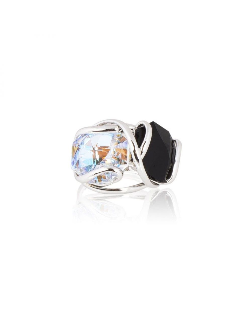 Moondust zwarte ring