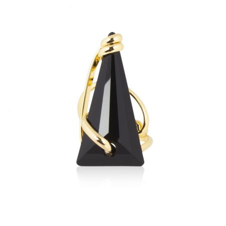 Andrea Marazzini - Bague cristal Swarovski Spike Black DW