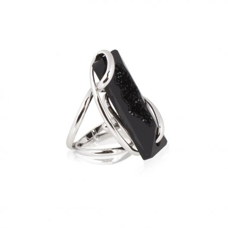 Andrea Marazzini bijoux - Bague cristal Swarovski Moondust Black