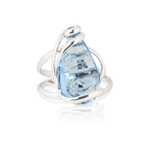 Andrea Marazzini bijoux - Bague cristal Swarovski Florence Aquamarine DW
