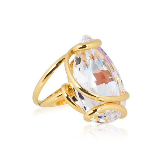 Andrea Marazzini bijoux - Bague cristal Swarovski Drop AB