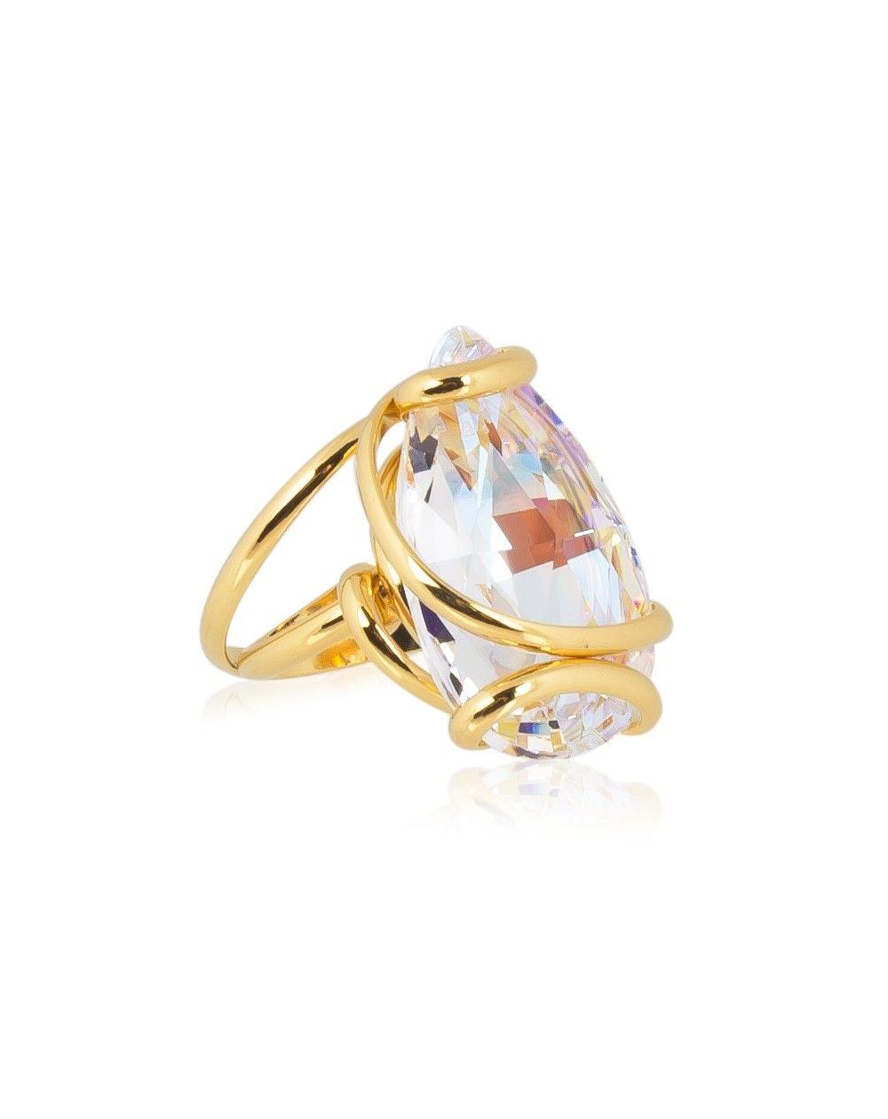 Andrea Marazzini bijoux - Bague cristal Swarovski Drop AB