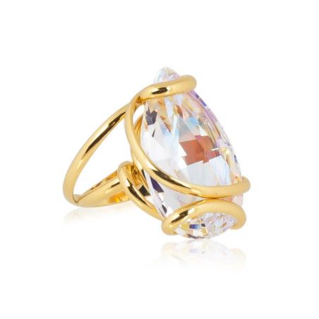 Andrea Marazzini bijoux - Bague cristal Swarovski Drop AB