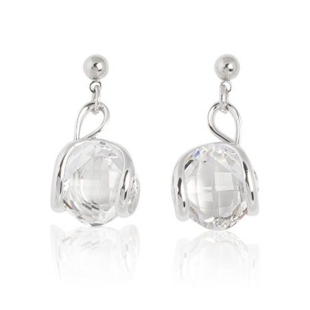 Earrings Swarovski crystal emerald