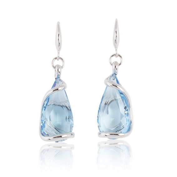 Oorbellen Swarovski kristal smaragd