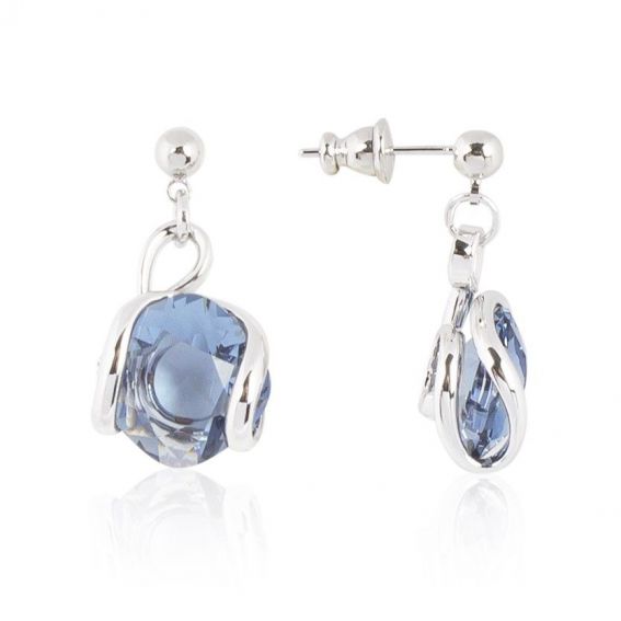 Marazzini - Earrings Swarovski crystal denim