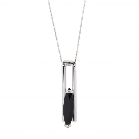 ovale Swarovski munt kristal ketting